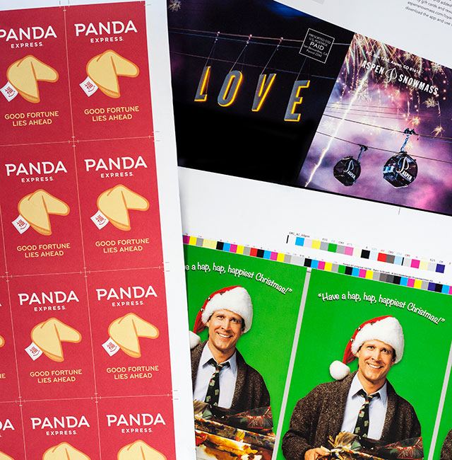 Inkjet printing samples